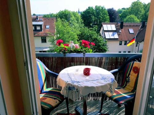 Balcony/terrace, Ferienwohnung Krieger in Thurnau Balcony/terrace, Ferienwohnung Krieger in Thurnau