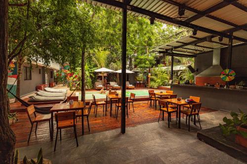 Bar/lounge, Che Tulum Hostel & Bar in Tulum Bar/lounge, Che Tulum Hostel & Bar in Tulum