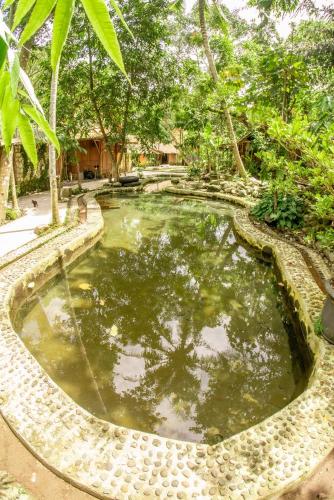 Swimming pool, Villa Kampung Ayem in Sleman Swimming pool, Villa Kampung Ayem in Sleman