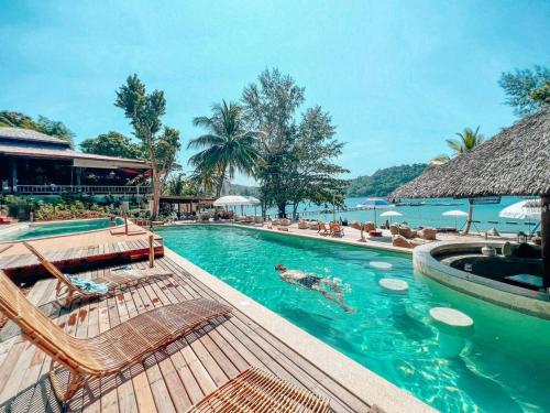 Swimming pool, Koh Kood Resort in Koh Kood Swimming pool, Koh Kood Resort in Koh Kood