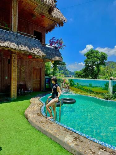 bazen, Hang Mua Bamboo Homestay in Okraj Hoa Lu bazen, Hang Mua Bamboo Homestay in Okraj Hoa Lu