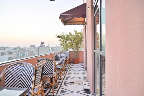Балкон/тераса, Bur Dera A Boutique Luxury Hotel in Джайпур Балкон/тераса, Bur Dera A Boutique Luxury Hotel in Джайпур