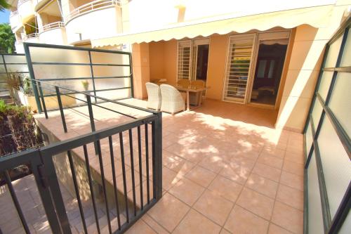 Balkon/teras, Apartamento Golden Beach in Platja de l'Arenal Balkon/teras, Apartamento Golden Beach in Platja de l'Arenal