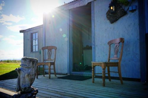 Balcony/terrace, Slow Travel Myvatn - Oli's Homestay-Private house v in Reykjahlid Balcony/terrace, Slow Travel Myvatn - Oli's Homestay-Private house v in Reykjahlid