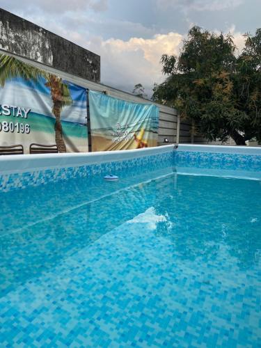 Swimming pool, Melaka Beach Villa C Type in Klebang Swimming pool, Melaka Beach Villa C Type in Klebang