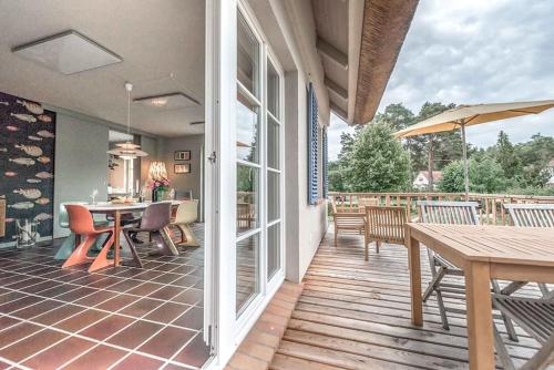 Balcony/terrace, Anker.Punkt: Einzigartiges Ferienhaus in Rieth am See in Luckow Balcony/terrace, Anker.Punkt: Einzigartiges Ferienhaus in Rieth am See in Luckow