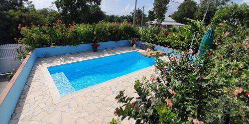 Uima-allas, "Chez Claudia "charmant logement avec jacuzzi privatif en toute intimite sur belle terrasse exterieu in Saint Francois Uima-allas, "Chez Claudia "charmant logement avec jacuzzi privatif en toute intimite sur belle terrasse exterieu in Saint Francois