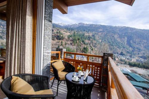 Balcony/terrace, Palchan Hotel & Spa, A member of Radisson Individuals in Manali Balcony/terrace, Palchan Hotel & Spa, A member of Radisson Individuals in Manali