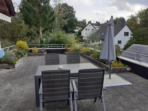 Balcony/terrace, Ferienwohnung Mittendrin, Stadtmitte Hermeskeil in Hermeskeil Balcony/terrace, Ferienwohnung Mittendrin, Stadtmitte Hermeskeil in Hermeskeil