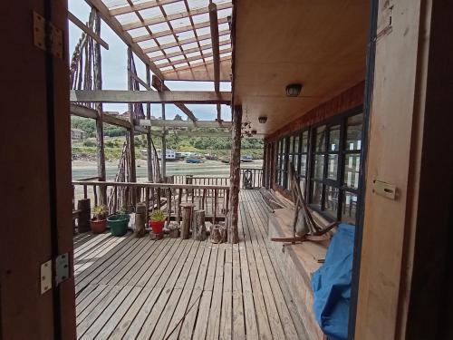 Balkon/terasa, Hostal Palafito Waiwen in Castro Balkon/terasa, Hostal Palafito Waiwen in Castro