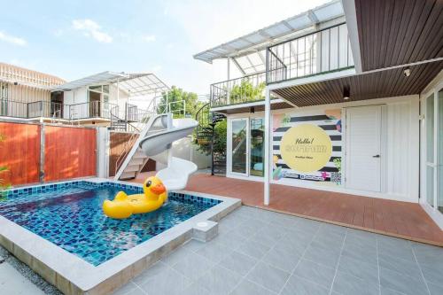 Swimming pool, Poollay StayX2 Poolvilla@Pattaya in Huai Yai Swimming pool, Poollay StayX2 Poolvilla@Pattaya in Huai Yai