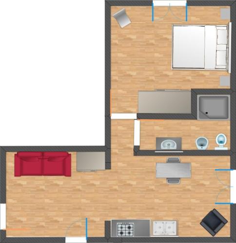 แผนผังชั้น, Apartament "CARPE DIEM" accessible by 59 steps In Amalfi center at 650mt from the sea with parking a in อมัลฟี แผนผังชั้น, Apartament "CARPE DIEM" accessible by 59 steps In Amalfi center at 650mt from the sea with parking a in อมัลฟี
