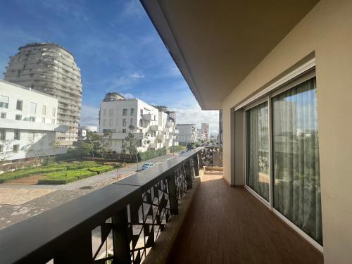Balcony/terrace, Luxury Apart 2 CH -CASA FINANCE CITY in El Oulfa Balcony/terrace, Luxury Apart 2 CH -CASA FINANCE CITY in El Oulfa
