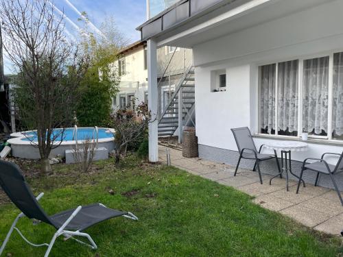 parveke/terassi, Cheap Outlet Center Apartment with Pool in Parndorf parveke/terassi, Cheap Outlet Center Apartment with Pool in Parndorf