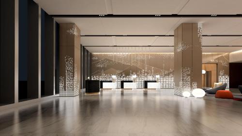 Lobby, Novotel Guangzhou Baiyun Airport in Baiyun International Airport Area Lobby, Novotel Guangzhou Baiyun Airport in Baiyun International Airport Area