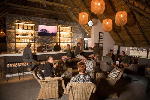 Bar/lounge, Mongena Private Game Lodge in Cullinan Bar/lounge, Mongena Private Game Lodge in Cullinan