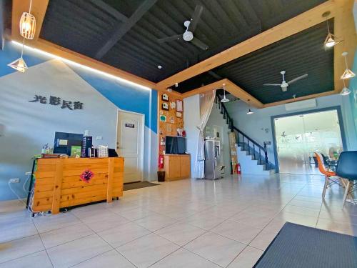 Shared lounge/TV area, Light Shadow Hostel in Budai Township Shared lounge/TV area, Light Shadow Hostel in Budai Township