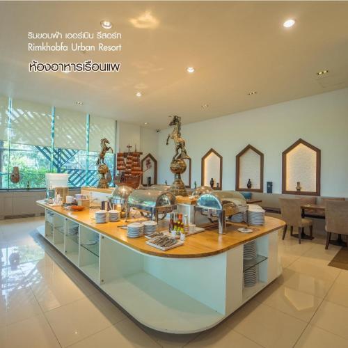 Nhà hàng, Rimkhobfa Urban Resort in Samut Prakan Nhà hàng, Rimkhobfa Urban Resort in Samut Prakan