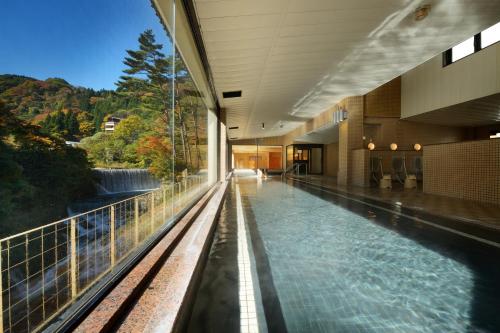 Hot spring bath, Sansuiso in Fukushima Hot spring bath, Sansuiso in Fukushima