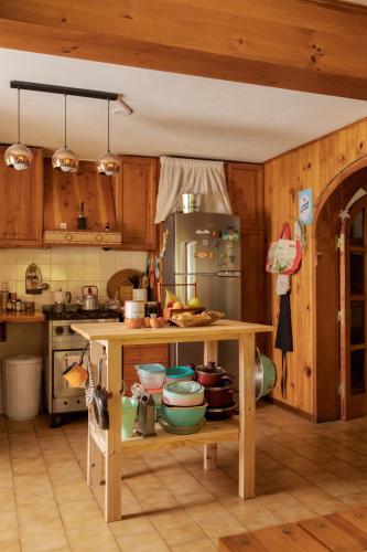 кухня, B&B Casa Nómada (B&B Casa Nomada) in Сан Мартін Де Лос Андес кухня, B&B Casa Nómada (B&B Casa Nomada) in Сан Мартін Де Лос Андес