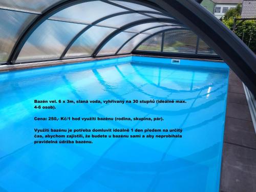 Úszómedence, Apartmány Nežárka a privátní wellness (Apartmany Nezarka a privatni wellness) in Jindrichuv Hradec Úszómedence, Apartmány Nežárka a privátní wellness (Apartmany Nezarka a privatni wellness) in Jindrichuv Hradec