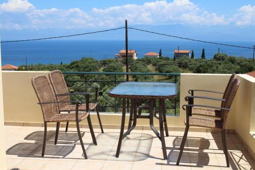 Balcony/terrace, Orfanos 4 in Mirtia Balcony/terrace, Orfanos 4 in Mirtia