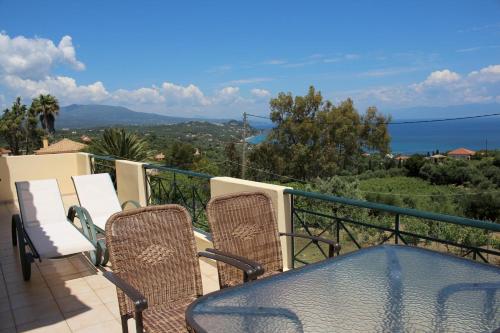 Balcony/terrace, Orfanos 4 in Mirtia Balcony/terrace, Orfanos 4 in Mirtia