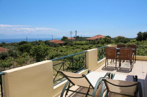 Balcony/terrace, Orfanos 4 in Mirtia Balcony/terrace, Orfanos 4 in Mirtia
