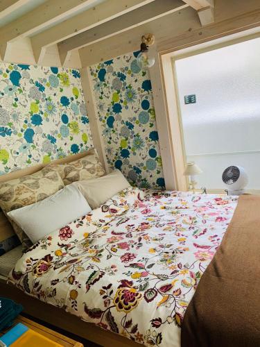 Artistic moon lit room with house wifi