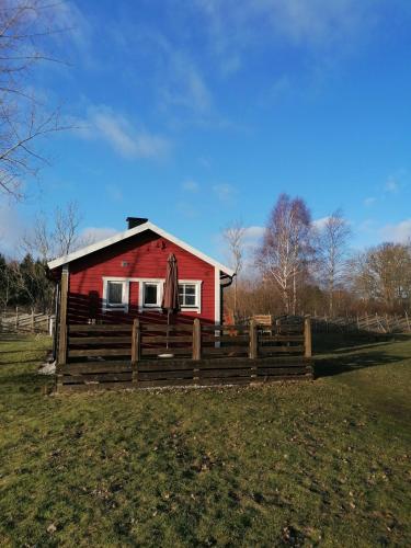 Balkon/terasa, Stuga Larbro Hideviken in Larbro Balkon/terasa, Stuga Larbro Hideviken in Larbro