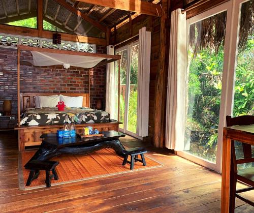 Restaurant, Bamboo Cottages in Vung Bau Restaurant, Bamboo Cottages in Vung Bau