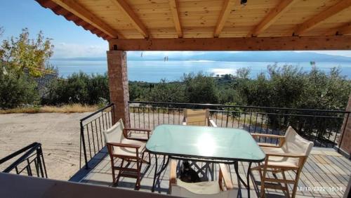 Balcony/terrace, SIX INDEPENDENT HOUSES BY THE sea in Glifa Balcony/terrace, SIX INDEPENDENT HOUSES BY THE sea in Glifa