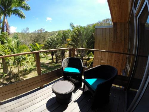 شرفة/ تراس, Betikure Parc Lodge in Bourail شرفة/ تراس, Betikure Parc Lodge in Bourail