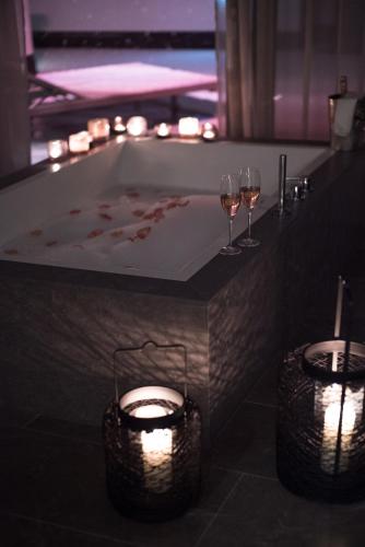 Kylpyhuone, ElisabethHotel Premium Private Retreat- Adults only in Mayrhofen Kylpyhuone, ElisabethHotel Premium Private Retreat- Adults only in Mayrhofen