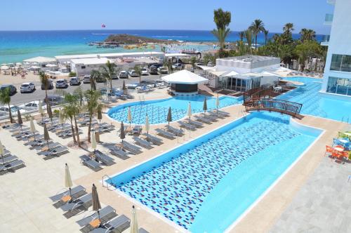 This photo about Vassos Nissi Plage Hotel shared on HyHotel.com