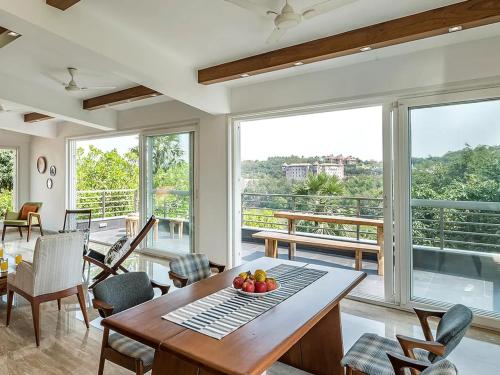 Balcony/terrace, Oceanfront 4 bed private pool Gorai beach villa near Mumbai in Mira Bhayanda Balcony/terrace, Oceanfront 4 bed private pool Gorai beach villa near Mumbai in Mira Bhayanda
