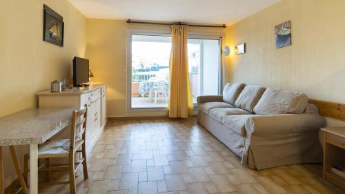 zonă comună salon/TV, Les Indes Galantes- 23D- Studio vue mer- 4 pers in Agde zonă comună salon/TV, Les Indes Galantes- 23D- Studio vue mer- 4 pers in Agde