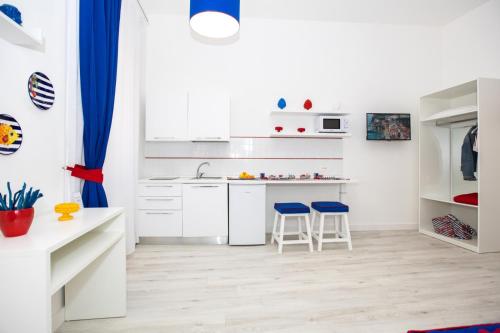 Happy flat on the sea