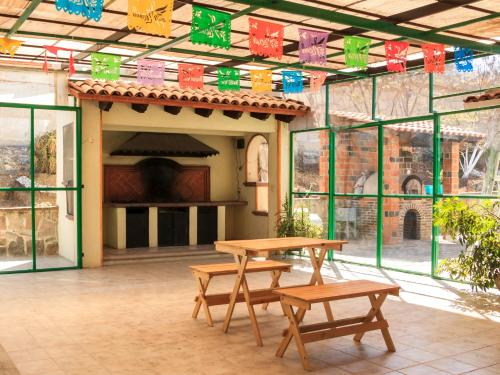ห้องจัดเลี้ยง, Hotel Quinta Mirador Zacualli in เบร์นัล ห้องจัดเลี้ยง, Hotel Quinta Mirador Zacualli in เบร์นัล