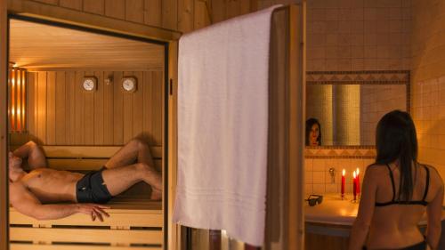 Sauna, Hotel Relais Leon d'Oro in Mirano Sauna, Hotel Relais Leon d'Oro in Mirano