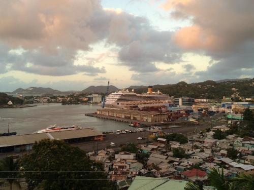 Kilátás, Harbour Vista Inn in Castries Kilátás, Harbour Vista Inn in Castries