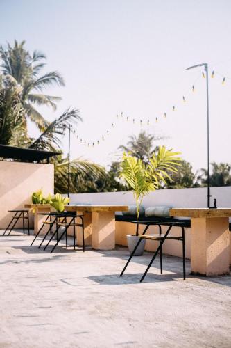 레스토랑, Spindrift Hostel Madiha in 폴헤나 비치 레스토랑, Spindrift Hostel Madiha in 폴헤나 비치