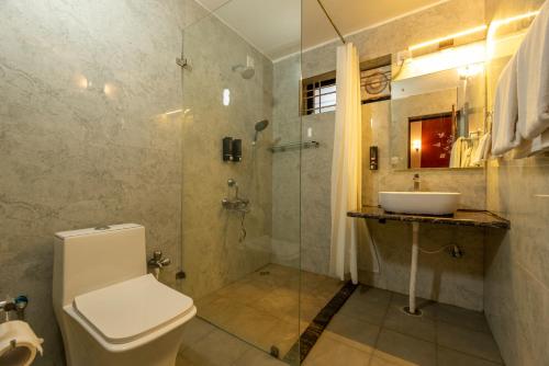 Bathroom, Nihita I Yoga, Spa, retreat in Bisuvanahalli Bathroom, Nihita I Yoga, Spa, retreat in Bisuvanahalli