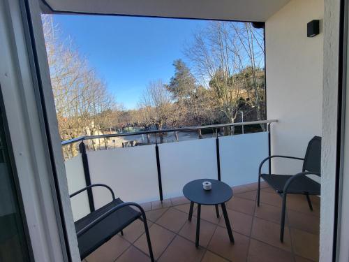 Balcó/terrassa, Apartaments Font del Cirerer in Sant Hilari Sacalm Balcó/terrassa, Apartaments Font del Cirerer in Sant Hilari Sacalm