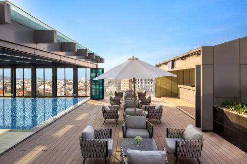 Balcony/terrace, Meliá Vinpearl Thanh Hoa in Thanh Hoá / Sầm Sơn Beach Balcony/terrace, Meliá Vinpearl Thanh Hoa in Thanh Hoá / Sầm Sơn Beach