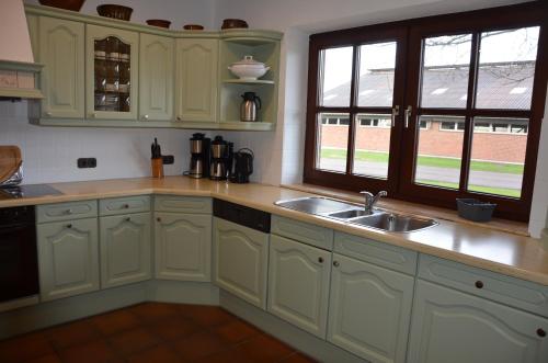 مطبخ, Ferienhaus Ostebogen in Hechthausen مطبخ, Ferienhaus Ostebogen in Hechthausen