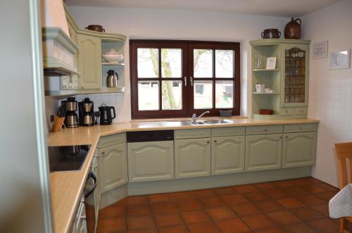 مطبخ, Ferienhaus Ostebogen in Hechthausen مطبخ, Ferienhaus Ostebogen in Hechthausen