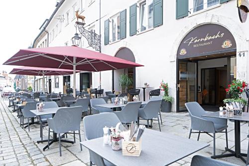 Terraza/balcón, Hotel Goldener Hirsch in Kaufbeuren Terraza/balcón, Hotel Goldener Hirsch in Kaufbeuren