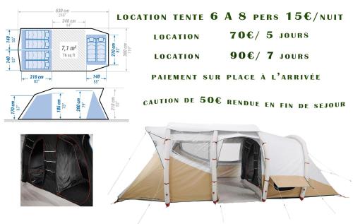 camping chez l'habitant in Νουαγιάλ Μουζιγιάκ camping chez l'habitant in Νουαγιάλ Μουζιγιάκ