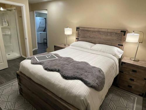Bed, Cozy Furnished Apartment in Fort Simpson Bed, Cozy Furnished Apartment in Fort Simpson